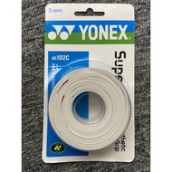【Ready Stock】Yonex Grip AC102EX AC102C (3pcs in 1 Roll / Pack) Yonex Super Grap Synthetic Overgrip T