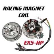 HONDA EX5 HIGH POWER RACING MAGNET COIL / RACING FUEL COIL MAGNET COMPLETE STARTER STATOR