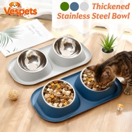 Pet Bowl Pet Food Utensils Cat Dog Bowl Ceramic Double Bowls Dog Basins Anti Slip Large Capacity 宠物碗