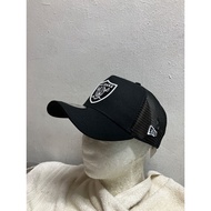 NE La Raiders Trucker Jepun LA Raiders Team Black Cap NE Baseball Cap Snapback Adjustable