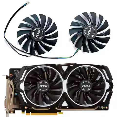 Suitable for MSI Geforce GTX 1080TI 1080 1070TI 1070 1060 Armor Graphics Card 95mm PLD10010S12HH GTX