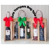 Hampers Burlap Bag/Goodie Bag Laminated Burlap Material HG001