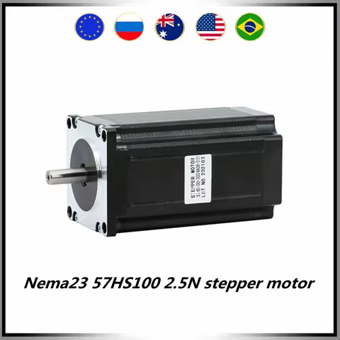 1 Kit 57HS100-3004A8 Nema23 Stepper Motor 2.5Nm 3A DC Motor + Motor Driver TB6600 / DM542 / DM556 fo