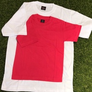 Kids round neck plain t shirt ( t shirt kosong)