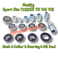 (Modify) Y15 Y16 Y16ZR - Complete Set Hub Collar Bush Tayar Sprocket Spoket Disc Bearing Sport Rim Y125ZR Ke Y15 Y16ZR