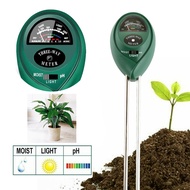 เครื่องวัดคุณภาพดิน 3 in 1 เครื่องวัดค่า ph วัดแสง วัดความชื้น สำหรับปลูกพืช