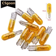 C5GOON 10Pcs W2W T5 12V 1.2W Car Halogen Lamp Instrument Lights Dashboard T5 LED Bulb Instrument Lam