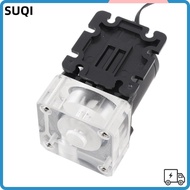 LUCKY-SUQI CPU Water Pump, 500L/H G1/4 Thread Water Cooling Pump, Durable Compact 12V DC Noiseless C