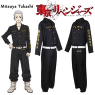 【COSER 77】ชุดคอสเพลย์เสื้อแจ็คเก็ตแขนยาวกางเกงพิมพ์ลายการ์ตูน Tokyo Revengers Baji Keisuke Mitsuya T