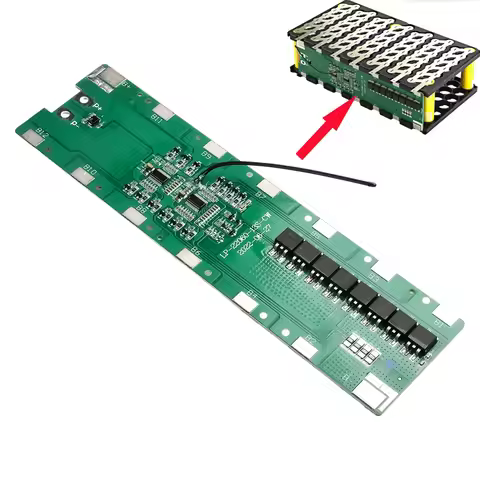 13S 6P 48V Spare E-Bike Battery Box Holder PCB Board With Balance For E-Scooter 48V E-bike Batteries