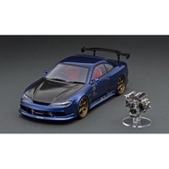 Ignition Model IG2006 1/18 Scale VERTEX S15 Silvia Dark Blue