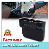 Universal Car Seat Cup Drink Holder Vehicle Seat Gap Cup Bottle Phone Drink Holder Stand Boxes Black