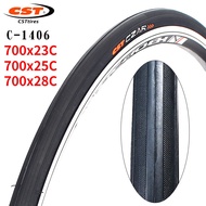 CST road bike tire C1406 bike parts700x23C 700x25C 700x28C Steel wire tyre wear resistant bicycle tires