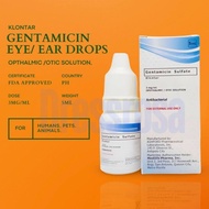 Gentamicin Eye care Ear Care drops for Pet Cats Dogs Poultry Animals Antibacterial KLONTAR