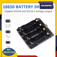 [Colorfull.sg] 18650 Battery Holder Li-ion Battery V3 Shield Holder Micro USB for Raspberry Pi