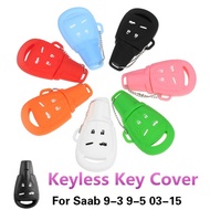 Car 4 Buttons Silicone Remote Key Fob Cover Case Shell Skin For Saab 9-3 9-5 03-15