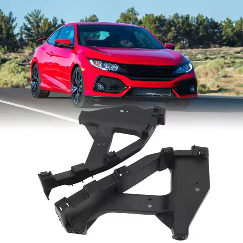 Pair of Headlight Support Bracket 71140 TEA T00 Front Bumper Head Lamp Mount for Honda Civic Hatchba