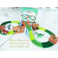 Dinosaur track freedom Self Assembly Diy Track Electric Car Truck Vehicle