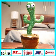 JAMIN TERMURAH Cactus Toy Boneka Pintar Kaktus Joget Joged Goyang Bisa Ngomong Rekam Bicara Menari D
