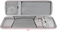 GEEKRIA 65% Keyboard and Mouse Combo Case, Hard Shell Travel Carrying Bag for 68 Keys Compact Keyboa