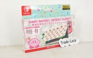 (全新)  Switch 主機面蓋連Joy-con保護套 (星之卡比 Suteki! Closet, Keysfactory)