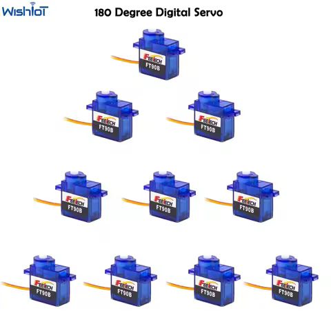 1.5kg 9g Micro Digital Servo Plastic Gear POM Mini Servo Motor 3-6V 0-180 Degree for Arduino RC Dron
