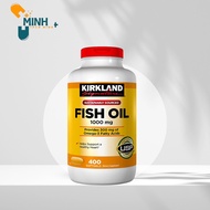Viên uống dầu cá fish oil 1000mg Kirkland 400 viên của mỹ