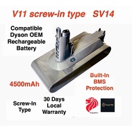 Dyson V11 Screw-In Type Compatible OEM Rechargeable Battery - 4500mAh. For Dyson V11, SV14