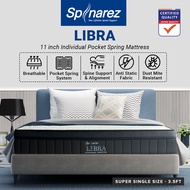 SpinaRez Libra Mattress 11 inch Individual Pocket Spring Mattress (King/Queen/Super Single/Single)