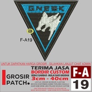 F-A19 LOGO EMBROIDERED PATCH BREAKOUT AREA ARENA TRIANGLE WOLF - WHOLESALE REVIEW/TESTIMONI