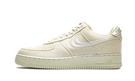 Nike Mens Air Force 1 Low CZ9084 200 Stussy - Fossil - Size 7