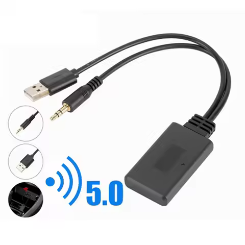 Bluetooth-compatible Music Audio Receiver Adapter Universal AUX Adapter Music Audio Stereo Receiver 