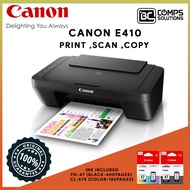 Canon Pixma E410 Inkjet Compact All-in-one Colour Printer (Print/Scan/Copy)