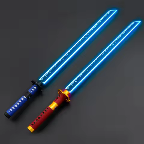 TXQSaber Katana Lightsaber RGB Heavy Dueling Premium NeoPixel Laser Sword Bluetooth Control Smooth S