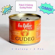 Bu Tjitro Canned Gudeg Pack of 3 Cans Guaranteed Original and Cheerful