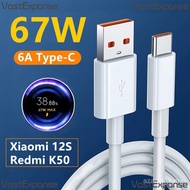 Applicable to Xiaomi 67W Charging Cable Redmi 6A data Cable Poco F4 fast charging Cable Redmi Note11