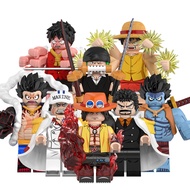 Suitable for Lego Building Blocks Minifigures One Piece Straw Hat Luffy Ace Akainu Zorokap Assembled
