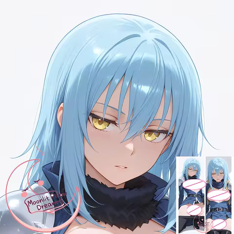 Dakimakura Pillow Case 2WT 50x150cm - Rimuru Tempest Double Sided R18+ Anime Waifu Body Pillow for O