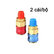 Van Nạp Ga R134a Cao Áp & Hạ Áp Cho Xe Hơi - Nạp Gas Máy Lạnh Ô Tô - Đầu Ráp Nối Nhanh - Mới 100%