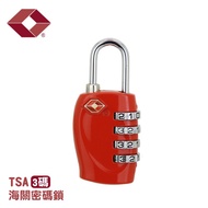 [TSA High-Strength Zinc Alloy Luggage Security Combination Lock 4 Sizes < Red >] 8SGTSA330R/Customs 