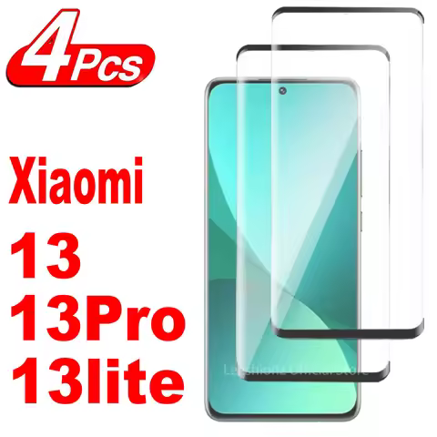 1/4Pcs 3D Screen Protector Glass For Xiaomi 13 Pro Lite Ultra 13Pro 13Lite 13Ultra Tempered Glass Fi