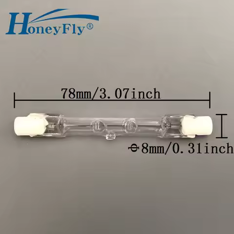 HoneyFly 5pcs J78 Halogen Bulbs Lamp Energy C J78 220V 80W 120W R7S Double Ended Filament Flood Ligh