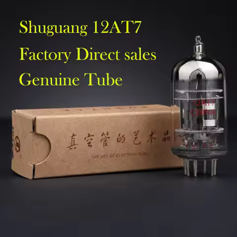 Shuguang 12AT7 Vacuum Tube Audio Valve Replace 12AT7 6201 ECC81 Electronic Tube DIY Amplifier Kit Ex