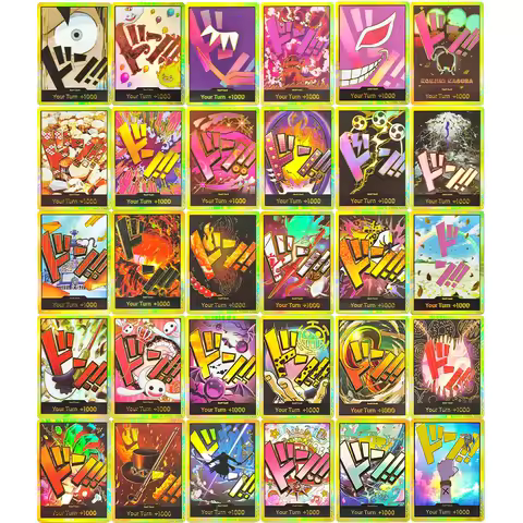 DIY ONE PIECE CARD Game English THE BEST PRB-01 DON!! Gold Collection Opcg Anime Cards
