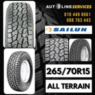 Toyota Hilux Tyres 265/70R15 Tayar Berkualiti Bunga AT All Terrain