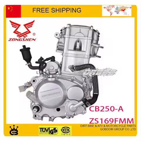 For zongshen 250cc CB250 water cooled engine 69mm ZS169MM 1cylinder 4 stroke dirt off-road ATV quad 