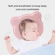 Removable cover Flat Head Prevention Pillow with Cover Organic Bamboo Memory Foam Baby Head Pillow