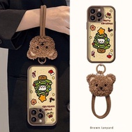 Christmas tree white dog and bear strap Bear Chain For iphone 14 11 17 13 12 15 16 PRO MAX PLUS 11PR