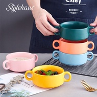 Creative Binaural Soup Bowl Dessert Bowl Salad Bowl