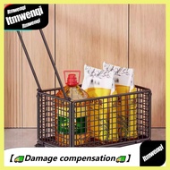 Portable Shopping Cart for Grocery, Hand-Pulled Cart for Home Use, Lightweight Small Cart for Elderl